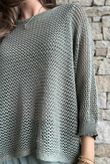 Conrad Grunge Loose Cotton Knit Khaki
